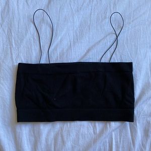 Bundle of 2 bandeau tops with straps